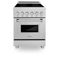 ZLINE 24 In. 2.8 Cu. Ft. Legacy Induction Range With 4 Element Cooktop And Electric Oven In Satin Stainless Steel (RAINDS-SN-24)(Zline 24 Induction Range Satin Stainless Steel Rainds Sn 24) 14 ZLINE 24 In. 2.8 Cu. Ft. Legacy Induction Range With 4 Element Cooktop And Electric Oven In Satin Stainless Steel (RAINDS-SN-24)(Zline 24 Induction Range Satin Stainless Steel Rainds Sn 24) -Induction Cooktop Store zline professional durasnow stainless steel induction range RAINDS SN 24 front fba3ccd9 5213 45a6 b876 286f2c1bde97