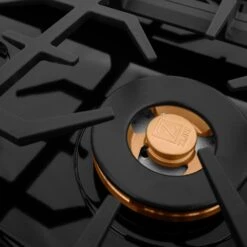 ZLINE 30 In. Gas Cooktop With 4 Brass Burners And Black Porcelain Top (RC-BR-30-PBT)(Zline 30 Gas Cooktop Stainless Steel Brass Burners Black Porcelain Rc Br 30 Pbt) 15 ZLINE 30 In. Gas Cooktop With 4 Brass Burners And Black Porcelain Top (RC-BR-30-PBT)(Zline 30 Gas Cooktop Stainless Steel Brass Burners Black Porcelain Rc Br 30 Pbt) -Induction Cooktop Store zline professional gas dropin cooktop RC BR 30 burner detail 3