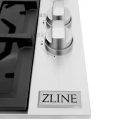 ZLINE 30 In. Gas Cooktop With 4 Brass Burners And Black Porcelain Top (RC-BR-30-PBT)(Zline 30 Gas Cooktop Stainless Steel Brass Burners Black Porcelain Rc Br 30 Pbt) 18 ZLINE 30 In. Gas Cooktop With 4 Brass Burners And Black Porcelain Top (RC-BR-30-PBT)(Zline 30 Gas Cooktop Stainless Steel Brass Burners Black Porcelain Rc Br 30 Pbt) -Induction Cooktop Store zline professional gas dropin cooktop RC BR 30 knob detail 35fa2062 2c59 4e2c b553 352fa188ef50
