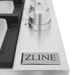 ZLINE 30 In. Gas Cooktop With 4 Brass Burners (RC-BR-30)(Zline 30 Gas Cooktop Stainless Steel Brass Burners Rc Br 30) 18 ZLINE 30 In. Gas Cooktop With 4 Brass Burners (RC-BR-30)(Zline 30 Gas Cooktop Stainless Steel Brass Burners Rc Br 30) -Induction Cooktop Store zline professional gas dropin cooktop RC BR 30 knobs detail