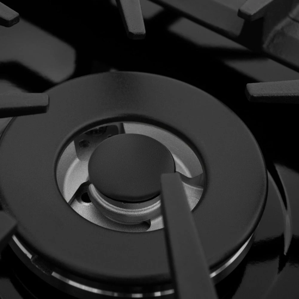 ZLINE 36 In. Gas Cooktop With 6 Burners And Black Porcelain Top (RC36-PBT)(Zline 36 Gas Cooktop Stainless Steel Black Porcelain Rc36 Pbt) 6 ZLINE 36 In. Gas Cooktop With 6 Burners And Black Porcelain Top (RC36-PBT)(Zline 36 Gas Cooktop Stainless Steel Black Porcelain Rc36 Pbt) - Image 6