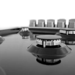 ZLINE 36 In. Gas Cooktop With 6 Burners And Black Porcelain Top (RC36-PBT)(Zline 36 Gas Cooktop Stainless Steel Black Porcelain Rc36 Pbt) 16 ZLINE 36 In. Gas Cooktop With 6 Burners And Black Porcelain Top (RC36-PBT)(Zline 36 Gas Cooktop Stainless Steel Black Porcelain Rc36 Pbt) -Induction Cooktop Store zline professional gas dropin cooktop RC36 PBT burner detail 3