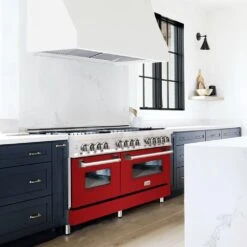 ZLINE 60 In. 7.4 Cu. Ft. Legacy Dual Fuel Range With 9 Burner Gas Cooktop And 2 Electric Convection Ovens In Stainless Steel And Red Gloss Doors (RA-RG-60)(Zline 60 Legacy Dual Fuel Range Stainless Steel Red Gloss Ra Rg 60) 26 ZLINE 60 In. 7.4 Cu. Ft. Legacy Dual Fuel Range With 9 Burner Gas Cooktop And 2 Electric Convection Ovens In Stainless Steel And Red Gloss Doors (RA-RG-60)(Zline 60 Legacy Dual Fuel Range Stainless Steel Red Gloss Ra Rg 60) -Induction Cooktop Store zline professional gas range RA RG 60 customer photo6 4344ed48 15c4 4dca b249 3d1e28f232c3