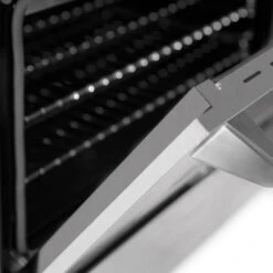 ZLINE 24 In. 2.8 Cu. Ft. Legacy Dual Fuel Range With 4 Burner Gas Cooktop And Electric Convection Oven In Stainless Steel With Satin Stainless Steel Door (RA-SN-24)(Zline 24 Legacy Dual Fuel Range Stainless Steel Satin Stainless Steel Ra Sn 24) -Induction Cooktop Store zline professional satin stainless steel dual fuel range RA SN 24 detail door 3 d851380e d77f 47c6 83dc 16a549c6c2c6