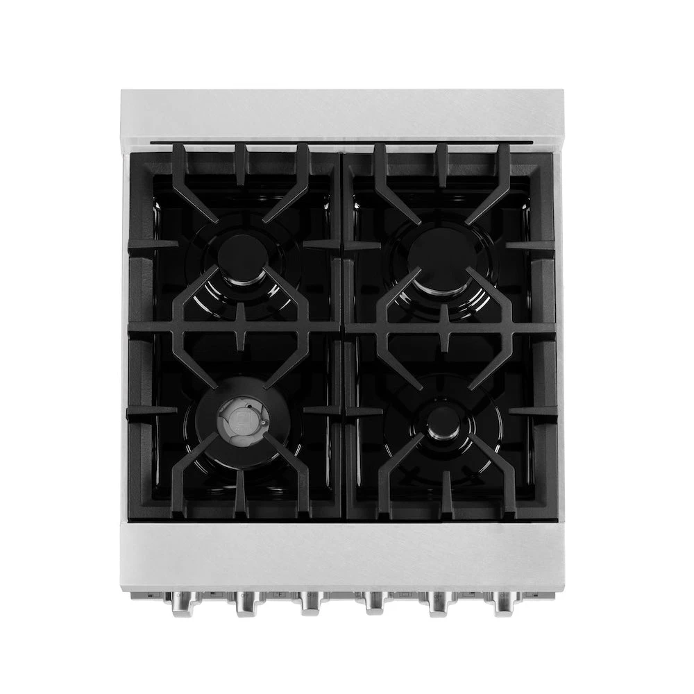 ZLINE 24 In. 2.8 Cu. Ft. Legacy Dual Fuel Range With 4 Burner Gas Cooktop And Electric Convection Oven In Satin Stainless Steel (RAS-SN-24)(Zline 24 Legacy Dual Fuel Range Satin Stainless Steel Ras Sn 24) 19 ZLINE 24 In. 2.8 Cu. Ft. Legacy Dual Fuel Range With 4 Burner Gas Cooktop And Electric Convection Oven In Satin Stainless Steel (RAS-SN-24)(Zline 24 Legacy Dual Fuel Range Satin Stainless Steel Ras Sn 24) - Image 19