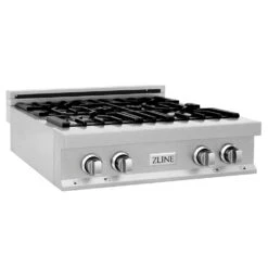 ZLINE 30 In. Legacy Gas Rangetop With 4 Burners And Porcelain Cooktop In Satin Stainless Steel (RTS-30)(Zline 30 Legacy Gas Rangetop Satin Stainless Steel Rts 30) 17 ZLINE 30 In. Legacy Gas Rangetop With 4 Burners And Porcelain Cooktop In Satin Stainless Steel (RTS-30)(Zline 30 Legacy Gas Rangetop Satin Stainless Steel Rts 30) -Induction Cooktop Store zline professional satin stainless steel gas rangetop RTS 30 main