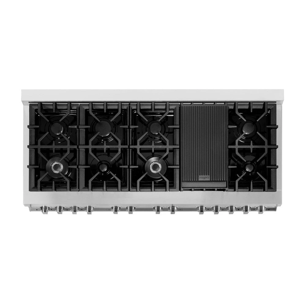 ZLINE 60 In. 7.4 Cu. Ft. Legacy Dual Fuel Range With 9 Burner Gas Cooktop And 2 Electric Convection Ovens In Stainless Steel And Black Matte Doors (RA-BLM-60)(Zline 60 Legacy Dual Fuel Range Stainless Steel Black Matte Ra Blm 60) 7 ZLINE 60 In. 7.4 Cu. Ft. Legacy Dual Fuel Range With 9 Burner Gas Cooktop And 2 Electric Convection Ovens In Stainless Steel And Black Matte Doors (RA-BLM-60)(Zline 60 Legacy Dual Fuel Range Stainless Steel Black Matte Ra Blm 60) - Image 7