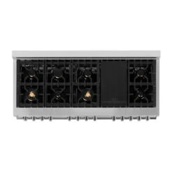 ZLINE 60 In. 7.4 Cu. Ft. Legacy Dual Fuel Range With Gas Cooktop And 2 Electric Convection Ovens In Stainless Steel With 8 Brass Burners (RA-BR-60)(Zline 60 Legacy Dual Fuel Range Stainless Steel Brass Burners Ra Br 60) 37 ZLINE 60 In. 7.4 Cu. Ft. Legacy Dual Fuel Range With Gas Cooktop And 2 Electric Convection Ovens In Stainless Steel With 8 Brass Burners (RA-BR-60)(Zline 60 Legacy Dual Fuel Range Stainless Steel Brass Burners Ra Br 60) -Induction Cooktop Store zline professional stainless steel dual fuel range RA BR 60 top down 1132de44 037d 47ea abe0 5b866bbf0cad