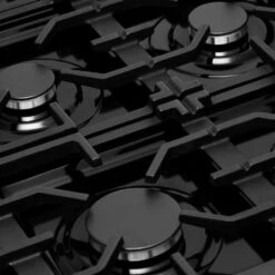 ZLINE 36 In. 4.6 Cu. Ft. Legacy Dual Fuel Range With 6 Burner Gas Cooktop And Electric Convection Oven In Stainless Steel And Red Matte Door (RA-RM-36)(Zline 36 Legacy Dual Fuel Range Stainless Steel Red Matte Ra Rm 36) -Induction Cooktop Store zline professional stainless steel dual fuel range RA36 detail cast iron grill 3 6cf86c32 fab8 4401 b800 4820e752f3f2