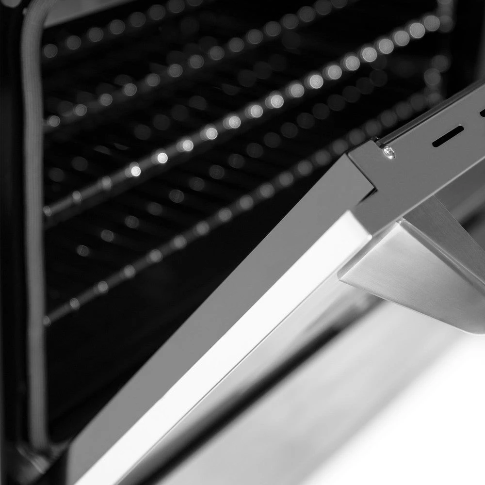 ZLINE 60 In. 7.4 Cu. Ft. Legacy Dual Fuel Range With 9 Burner Gas Cooktop And 2 Electric Convection Ovens In Stainless Steel (RA60)(Zline 60 Legacy Dual Fuel Range Stainless Steel Ra60) 11 ZLINE 60 In. 7.4 Cu. Ft. Legacy Dual Fuel Range With 9 Burner Gas Cooktop And 2 Electric Convection Ovens In Stainless Steel (RA60)(Zline 60 Legacy Dual Fuel Range Stainless Steel Ra60) - Image 11