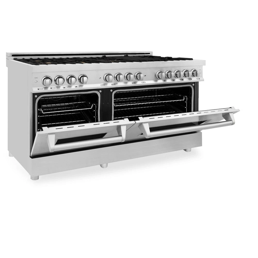 ZLINE 60 In. 7.4 Cu. Ft. Legacy Dual Fuel Range With Gas Cooktop And 2 Electric Convection Ovens In Stainless Steel With 8 Brass Burners (RA-BR-60)(Zline 60 Legacy Dual Fuel Range Stainless Steel Brass Burners Ra Br 60) 19 ZLINE 60 In. 7.4 Cu. Ft. Legacy Dual Fuel Range With Gas Cooktop And 2 Electric Convection Ovens In Stainless Steel With 8 Brass Burners (RA-BR-60)(Zline 60 Legacy Dual Fuel Range Stainless Steel Brass Burners Ra Br 60) - Image 19