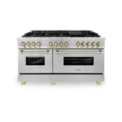 Induction Cooktop Store -Induction Cooktop Store zline professional stainless steel dual fuel range RAZ 60 G front 82f2b6e7 2b33 414b 97f4 79120254b856