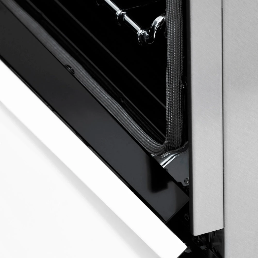 ZLINE Autograph Edition 36 In. 4.6 Cu. Ft. Legacy Dual Fuel Range With 6 Burner Gas Cooktop And Electric Convection Oven In Satin Stainless Steel With White Matte Door And Matte Black Accents (RASZ-WM-36-MB)(Zline Autograph Edition 36 Legacy Dual Fuel Range Satin Stainless Steel White Matte Matte Black Rasz Wm 36 Mb) 17 ZLINE Autograph Edition 36 In. 4.6 Cu. Ft. Legacy Dual Fuel Range With 6 Burner Gas Cooktop And Electric Convection Oven In Satin Stainless Steel With White Matte Door And Matte Black Accents (RASZ-WM-36-MB)(Zline Autograph Edition 36 Legacy Dual Fuel Range Satin Stainless Steel White Matte Matte Black Rasz Wm 36 Mb) - Image 17