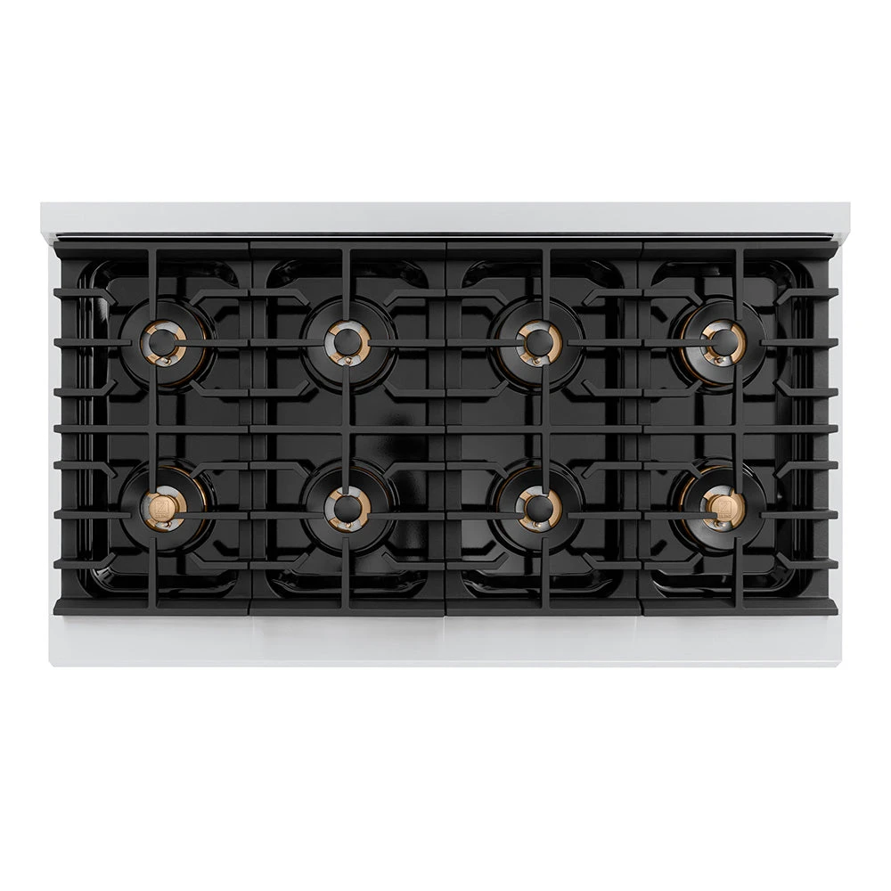 ZLINE 48 In. 6.7 Cu. Ft. Paramount Gas Range With 8 Burner DuoPro™ Cooktop And Dual Ovens With Black Matte Doors (PSGR-BLM-48)(Zline 48 Paramount Gas Range Duopro Stainless Steel Black Matte Psgr Blm 48) 2 ZLINE 48 In. 6.7 Cu. Ft. Paramount Gas Range With 8 Burner DuoPro™ Cooktop And Dual Ovens With Black Matte Doors (PSGR-BLM-48)(Zline 48 Paramount Gas Range Duopro Stainless Steel Black Matte Psgr Blm 48) - Image 2