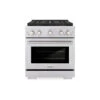 ZLINE 30 In. 4.2 Cu. Ft. Paramount Gas Range With 4 Burner DuoPro™ Cooktop And Convection Gas Oven In Stainless Steel (PSGR30)(Zline 30 Paramount Gas Range Duopro Stainless Steel Psgr30)