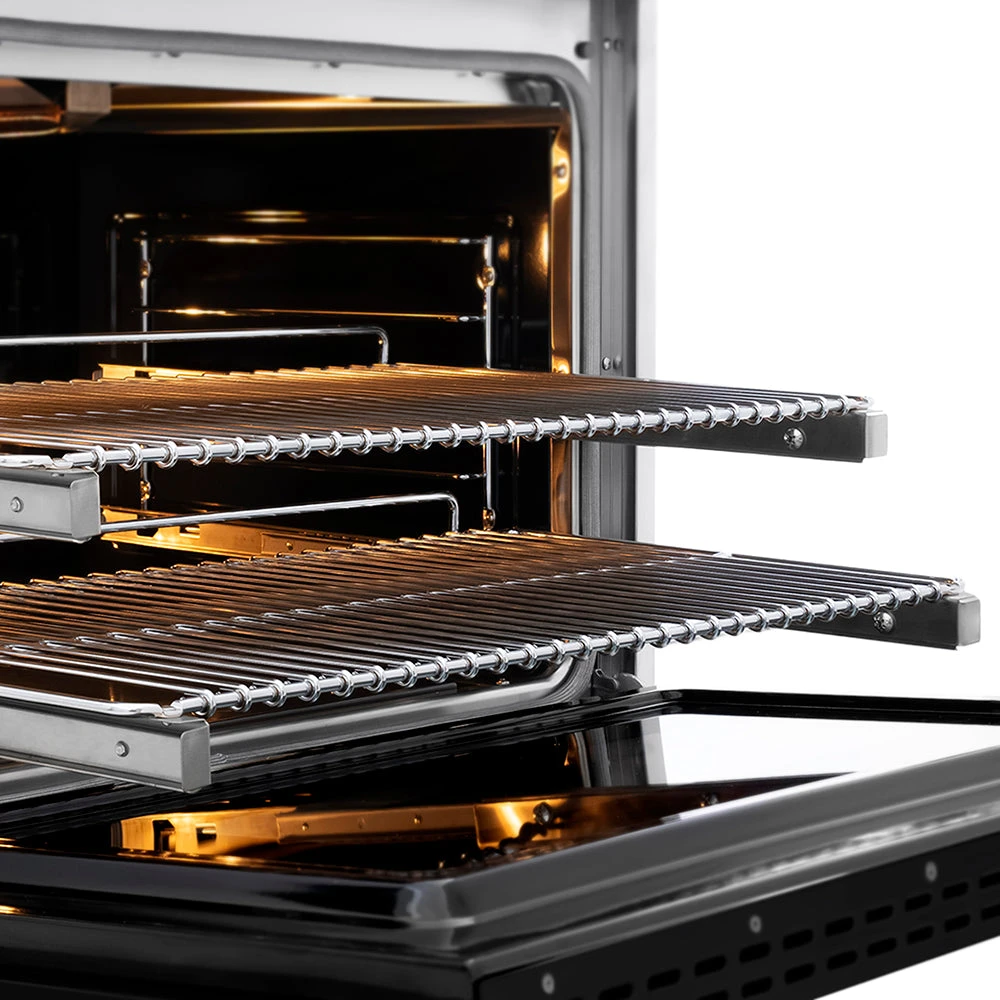 ZLINE Autograph Edition 36 In. 5.2 Cu. Ft. Paramount Gas Range With 6 Burner DuoPro™ Cooktop And Convection Gas Oven With Black Matte Door And Champagne Bronze Accents (PSGRZ-BLM-36-CB)(Zline Autograph Edition 36 Paramount Gas Range Duopro Stainless Steel Black Matte Champagne Bronze Psgrz Blm 36 Cb) 7 ZLINE Autograph Edition 36 In. 5.2 Cu. Ft. Paramount Gas Range With 6 Burner DuoPro™ Cooktop And Convection Gas Oven With Black Matte Door And Champagne Bronze Accents (PSGRZ-BLM-36-CB)(Zline Autograph Edition 36 Paramount Gas Range Duopro Stainless Steel Black Matte Champagne Bronze Psgrz Blm 36 Cb) - Image 7