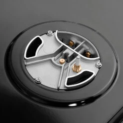 ZLINE Autograph Edition 30 In. Paramount Gas Rangetop With 4 Burner DuoPro™ Cooktop In Stainless Steel And Champagne Bronze Accents (PSRTZ-30-CB)(Zline Autograph Edition 30 Paramount Gas Rangetop Duopro Stainless Steel Champagne Bronze Psrtz 30 Cb) -Induction Cooktop Store zline professional stainless steel gas range top duopro cooktop PSRTZ 30 CB under burner detail