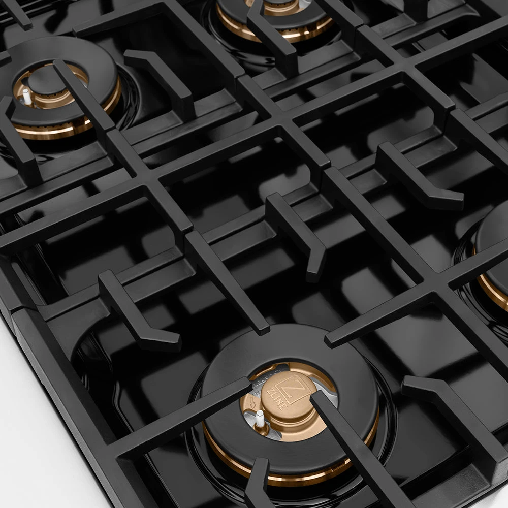 ZLINE Autograph Edition 30 In. Paramount Gas Rangetop With 4 Burner DuoPro™ Cooktop In Stainless Steel And Matte Black Accents (PSRTZ-30-MB)(Zline Autograph Edition 30 Paramount Gas Rangetop Duopro Stainless Steel Matte Black Psrtz 30 Mb) 4 ZLINE Autograph Edition 30 In. Paramount Gas Rangetop With 4 Burner DuoPro™ Cooktop In Stainless Steel And Matte Black Accents (PSRTZ-30-MB)(Zline Autograph Edition 30 Paramount Gas Rangetop Duopro Stainless Steel Matte Black Psrtz 30 Mb) - Image 4
