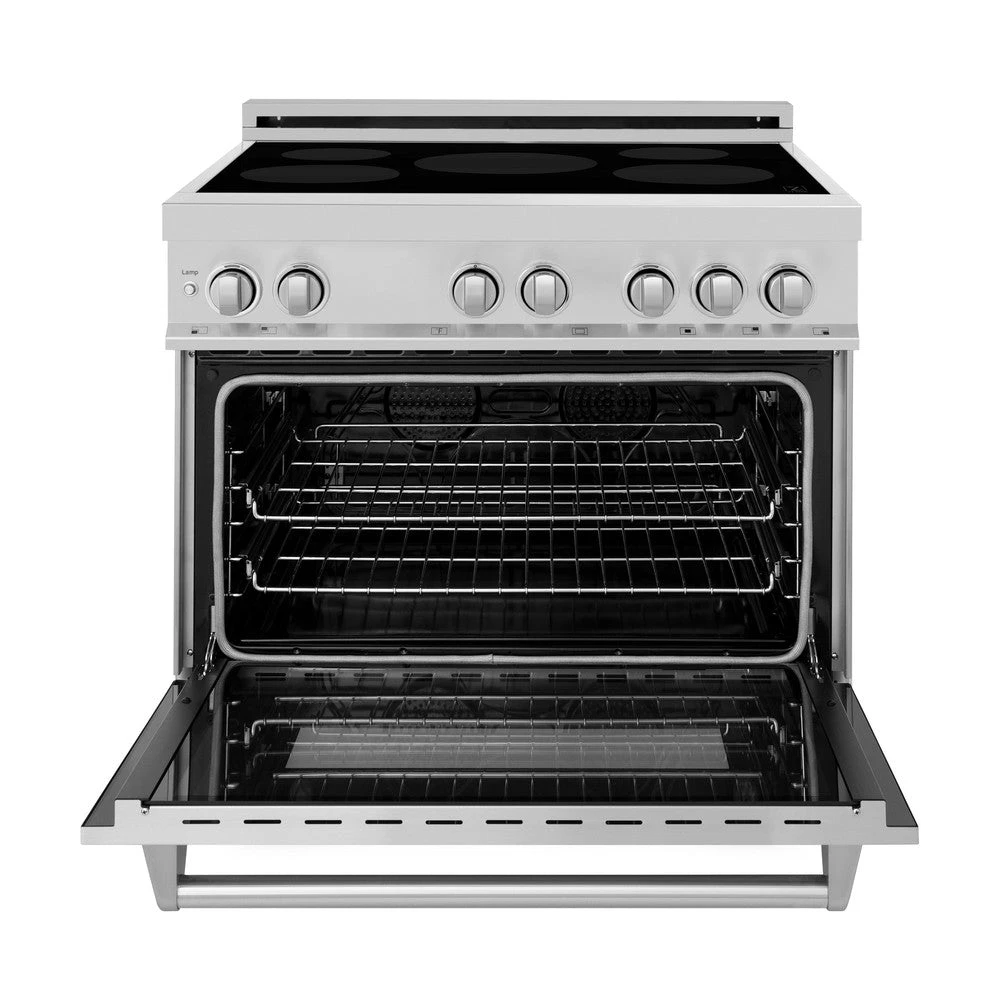 ZLINE 36 In. 4.6 Cu. Ft. Legacy Induction Range With 5 Element Cooktop And Electric Convection Oven In Stainless Steel (RAIND-36)(Zline 36 Induction Range Stainless Steel Raind 36) 6 ZLINE 36 In. 4.6 Cu. Ft. Legacy Induction Range With 5 Element Cooktop And Electric Convection Oven In Stainless Steel (RAIND-36)(Zline 36 Induction Range Stainless Steel Raind 36) - Image 6