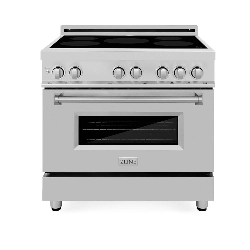 ZLINE 36 In. 4.6 Cu. Ft. Legacy Induction Range With 5 Element Cooktop And Electric Convection Oven In Stainless Steel (RAIND-36)(Zline 36 Induction Range Stainless Steel Raind 36) 5 ZLINE 36 In. 4.6 Cu. Ft. Legacy Induction Range With 5 Element Cooktop And Electric Convection Oven In Stainless Steel (RAIND-36)(Zline 36 Induction Range Stainless Steel Raind 36) - Image 5