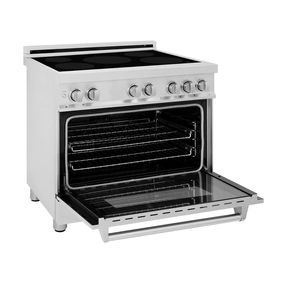 ZLINE 36 In. 4.6 Cu. Ft. Legacy Induction Range With 5 Element Cooktop And Electric Convection Oven In Stainless Steel (RAIND-36)(Zline 36 Induction Range Stainless Steel Raind 36) 4 ZLINE 36 In. 4.6 Cu. Ft. Legacy Induction Range With 5 Element Cooktop And Electric Convection Oven In Stainless Steel (RAIND-36)(Zline 36 Induction Range Stainless Steel Raind 36) - Image 4