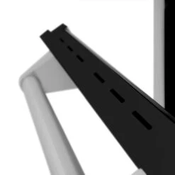 ZLINE 24 In. 2.8 Cu. Ft. Legacy Induction Range With 4 Element Cooktop And Electric Oven In Stainless Steel And Black Matte Door (RAIND-BLM-24)(Zline 24 Induction Range Stainless Steel Black Matte Raind Blm 24) -Induction Cooktop Store zline professional stainless steel range RAIND BLM 24 detail door 1