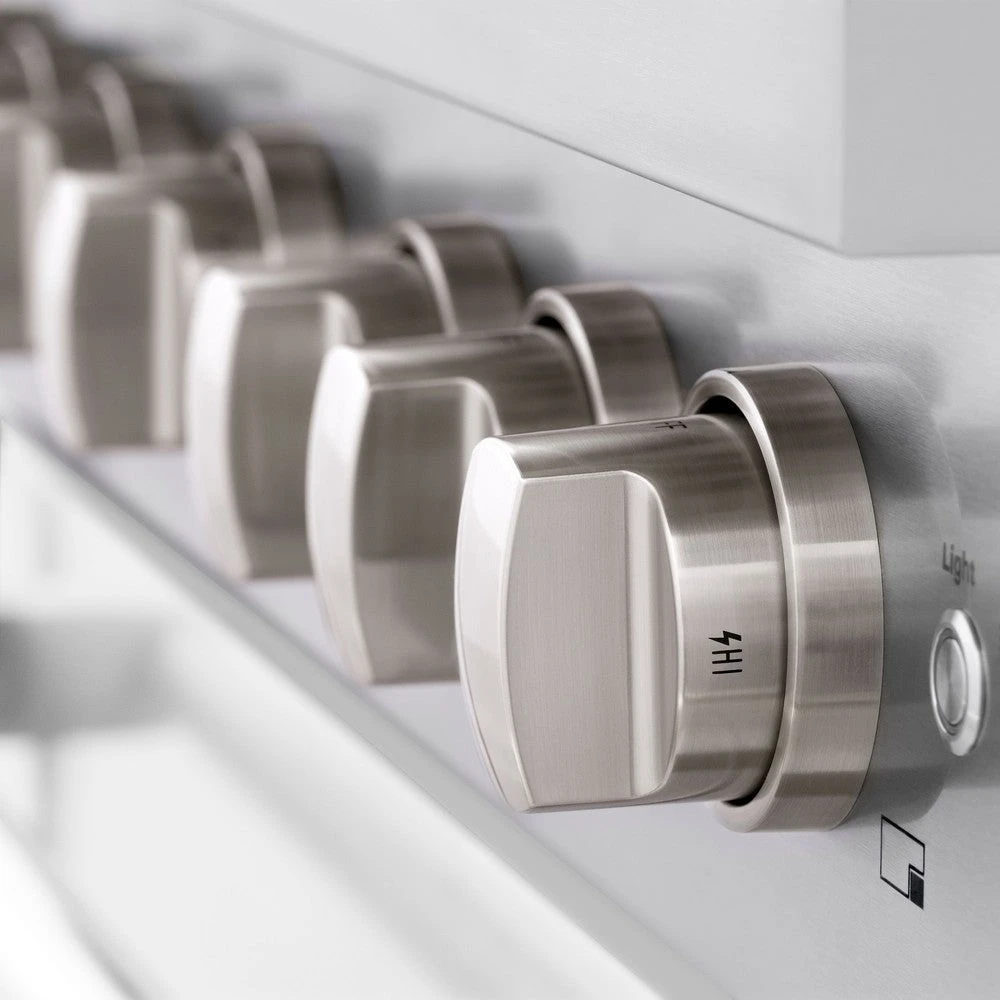 ZLINE 48 In. 6.7 Cu. Ft. Paramount Double Oven Dual Fuel Range With 8 Burner Gas Cooktop In Stainless Steel With White Matte Doors (SDR-WM-48)(Zline 48 Paramount Dual Fuel Range Stainless Steel White Matte Sdr Wm 48) 12 ZLINE 48 In. 6.7 Cu. Ft. Paramount Double Oven Dual Fuel Range With 8 Burner Gas Cooktop In Stainless Steel With White Matte Doors (SDR-WM-48)(Zline 48 Paramount Dual Fuel Range Stainless Steel White Matte Sdr Wm 48) - Image 12