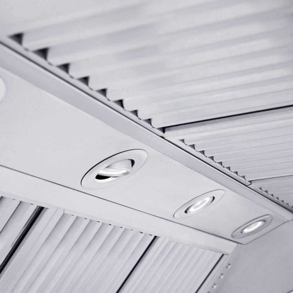 ZLINE 30 In. Professional Convertible Vent Wall Mount Range Hood In Stainless Steel With Crown Molding (587CRN-30)(Zline 30 Professional Wall Mount Range Hood Stainless Steel Crown Molding 587crn 30) 6 ZLINE 30 In. Professional Convertible Vent Wall Mount Range Hood In Stainless Steel With Crown Molding (587CRN-30)(Zline 30 Professional Wall Mount Range Hood Stainless Steel Crown Molding 587crn 30) - Image 6