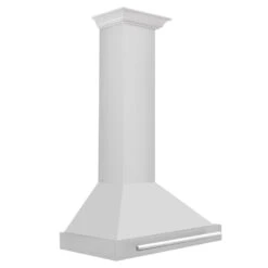 ZLINE 30 In. Convertible Stainless Steel Range Hood With Stainless Steel Handle (KB4STX-30)(Zline 30 Wall Mount Range Hood Stainless Steel Kb4stx 30) -Induction Cooktop Store zline rangehood stainless KB4STX 30 side