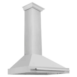ZLINE 36 In. Convertible Stainless Steel Range Hood With Stainless Steel Handle (KB4STX-36)(Zline 36 Wall Mount Range Hood Stainless Steel Kb4stx 36)