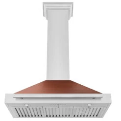 ZLINE 36 In. Convertible Stainless Steel Range Hood With Copper Shell And Stainless Steel Handle (KB4STX-C-36)(Zline 36 Wall Mount Range Hood Stainless Steel Copper Kb4stx C 36) 8 ZLINE 36 In. Convertible Stainless Steel Range Hood With Copper Shell And Stainless Steel Handle (KB4STX-C-36)(Zline 36 Wall Mount Range Hood Stainless Steel Copper Kb4stx C 36) -Induction Cooktop Store zline rangehood stainless KB4STX 36 under