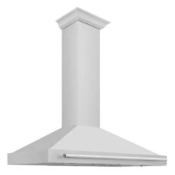 ZLINE 48 In. Convertible Stainless Steel Range Hood With Stainless Steel Handle (KB4STX-48)(Zline 48 Wall Mount Range Hood Stainless Steel Kb4stx 48)