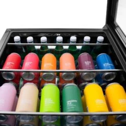 ZLINE 24 In. Monument 154 Can Beverage Fridge In Stainless Steel (RBV-US-24)(Zline 24 Monument Beverage Fridge Stainless Rbv Us 24) -Induction Cooktop Store zline refrigeration monument beverage cooler RBV US 24 detail 5