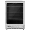 ZLINE 24 In. Monument 154 Can Beverage Fridge In Stainless Steel (RBV-US-24)(Zline 24 Monument Beverage Fridge Stainless Rbv Us 24)