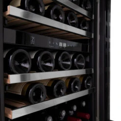 ZLINE 24 In. Monument Dual Zone 44-Bottle Wine Cooler In Stainless Steel (RWV-UD-24)(Zline 24 Monument Wine Cooler Stainless Steel Rwv Ud 24) -Induction Cooktop Store zline refrigeration monument dual zone wine cooler RWV UD 24 detail wine 1