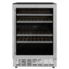 ZLINE 24 In. Monument Dual Zone 44-Bottle Wine Cooler In Stainless Steel (RWV-UD-24)(Zline 24 Monument Wine Cooler Stainless Steel Rwv Ud 24)