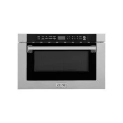 ZLINE 24 In. 1.2 Cu. Ft. Built-in Microwave Drawer With A Traditional Handle In Satin Stainless Steel (MWD-1-SS-H)(Zline 24 Microwave Drawer Satin Stainless Steel Traditional Mwd 1 Ss H) -Induction Cooktop Store zline satin microwave drawer MWD 1 H SS front 2f49b887 24b5 4e39 b475 44169e5a08a4
