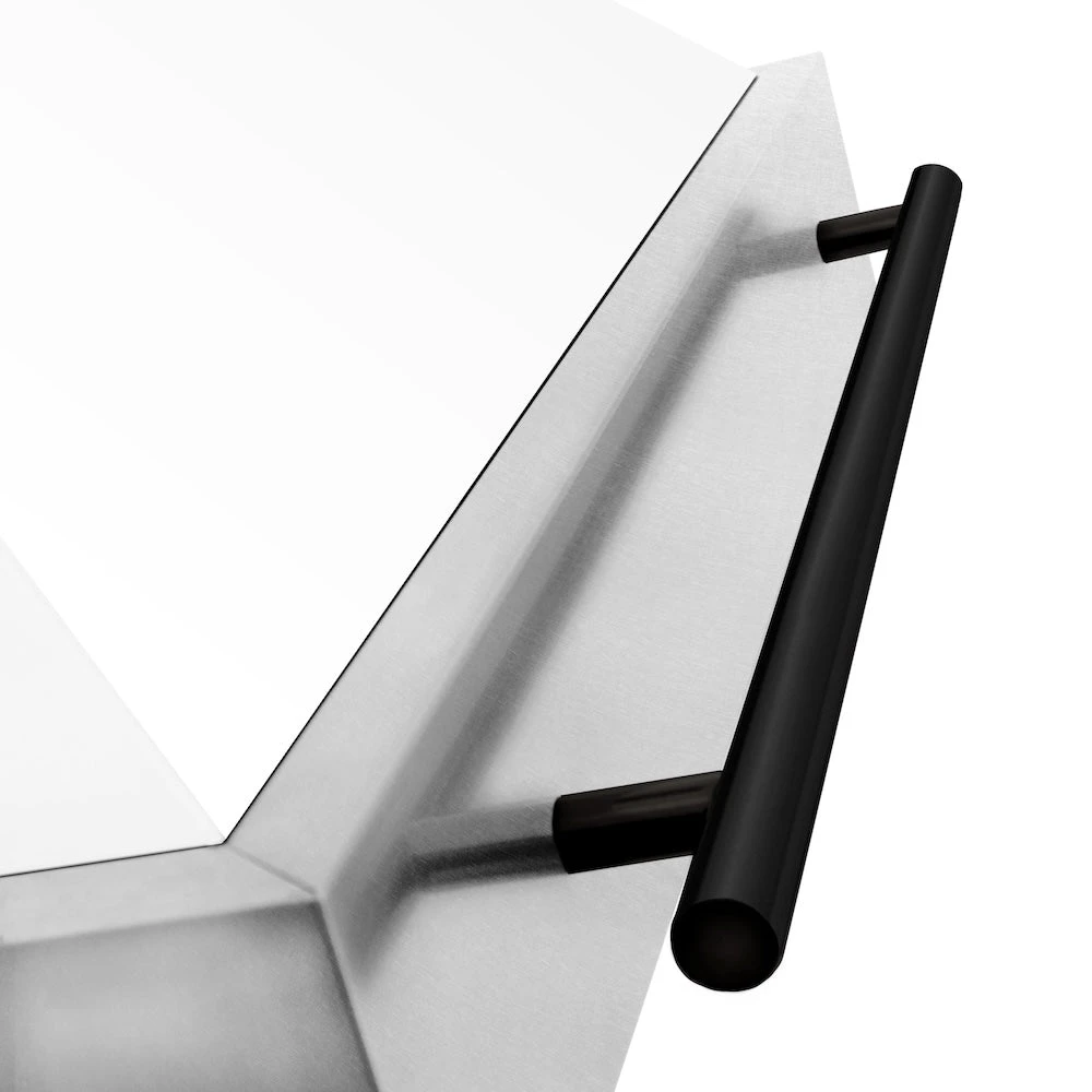 ZLINE Autograph Edition 30 In. Satin Stainless Steel Wall Mount Range Hood With White Matte Shell And Matte Black Handle (8654SNZ-WM30-MB)(Zline Autograph Edition 30 Wall Mount Range Hood Satin Stainless Steel White Matte Matte Black 8654snz Wm30 Mb) 7 ZLINE Autograph Edition 30 In. Satin Stainless Steel Wall Mount Range Hood With White Matte Shell And Matte Black Handle (8654SNZ-WM30-MB)(Zline Autograph Edition 30 Wall Mount Range Hood Satin Stainless Steel White Matte Matte Black 8654snz Wm30 Mb) - Image 7