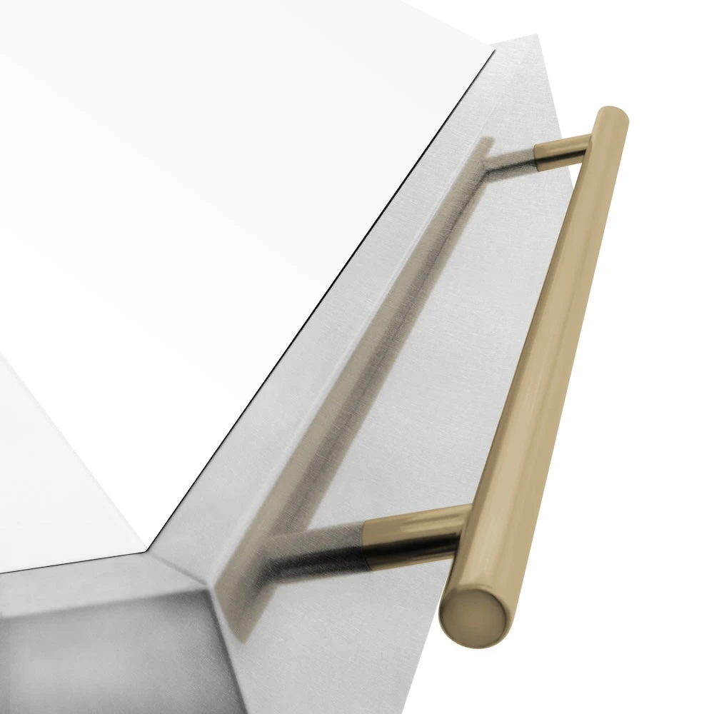 ZLINE Autograph Edition 48 In. Satin Stainless Steel Wall Mount Range Hood With White Matte Shell And Champagne Bronze Handle (8654SNZ-WM48-CB)(Zline Autograph Edition 48 Wall Mount Range Hood Satin Stainless Steel White Matte Champagne Bronze 8654snz Wm48 Cb) 6 ZLINE Autograph Edition 48 In. Satin Stainless Steel Wall Mount Range Hood With White Matte Shell And Champagne Bronze Handle (8654SNZ-WM48-CB)(Zline Autograph Edition 48 Wall Mount Range Hood Satin Stainless Steel White Matte Champagne Bronze 8654snz Wm48 Cb) - Image 6