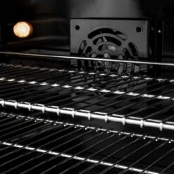 ZLINE 36 In. 5.2 Cu. Ft. Select Dual Fuel Range With Gas Cooktop And Electric Convection Oven In Stainless Steel With 6 Brass Burners (HDR-BR-36)(Zline 36 Select Dual Fuel Range Stainless Steel Brass Burners Hdr Br 36) -Induction Cooktop Store zline select stainless steel dual fuel range HDR BR 36 fan detail