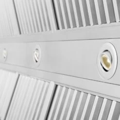 ZLINE 58 In. Ducted Wall Mount Range Hood Insert In Stainless Steel (721-58)(Zline 58 Wall Mount Range Hood Insert Stainless Steel 721 58) -Induction Cooktop Store zline stainless steel insert 721 58 detail light 2