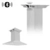 ZLINE 48 In. CrownSound™ Ducted Vent Island Mount Range Hood In Stainless Steel With Built-in Bluetooth Speakers (GL2iCRN-BT-48)(Zline 48 Island Mount Range Hood Stainless Steel Crownsound Gl2icrn Bt 48)