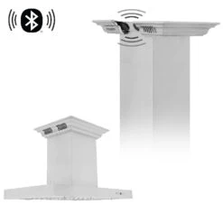 ZLINE 30 In. CrownSound™ Ducted Vent Island Mount Range Hood In Stainless Steel With Built-in Bluetooth Speakers (KE2iCRN-BT-30)(Zline 30 Island Mount Range Hood Stainless Steel Crownsound Ke2icrn Bt 30) 17 ZLINE 30 In. CrownSound™ Ducted Vent Island Mount Range Hood In Stainless Steel With Built-in Bluetooth Speakers (KE2iCRN-BT-30)(Zline 30 Island Mount Range Hood Stainless Steel Crownsound Ke2icrn Bt 30) -Induction Cooktop Store zline stainless steel island mounted range hood KE2iCRN BT 36 hero 27913bfa c20c 4acf 9314 6296587e8f0b