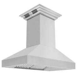 ZLINE 48 In. CrownSound™ Ducted Vent Island Mount Range Hood In Stainless Steel With Built-in Bluetooth Speakers (597iCRN-BT-48)(Zline 48 Island Mount Range Hood Stainless Steel Crownsound 597icrn Bt 48) -Induction Cooktop Store zline stainless steel island range hood 597iCRN BT 36 main 752c034a 4789 4461 8e6c 1520fd0a1579