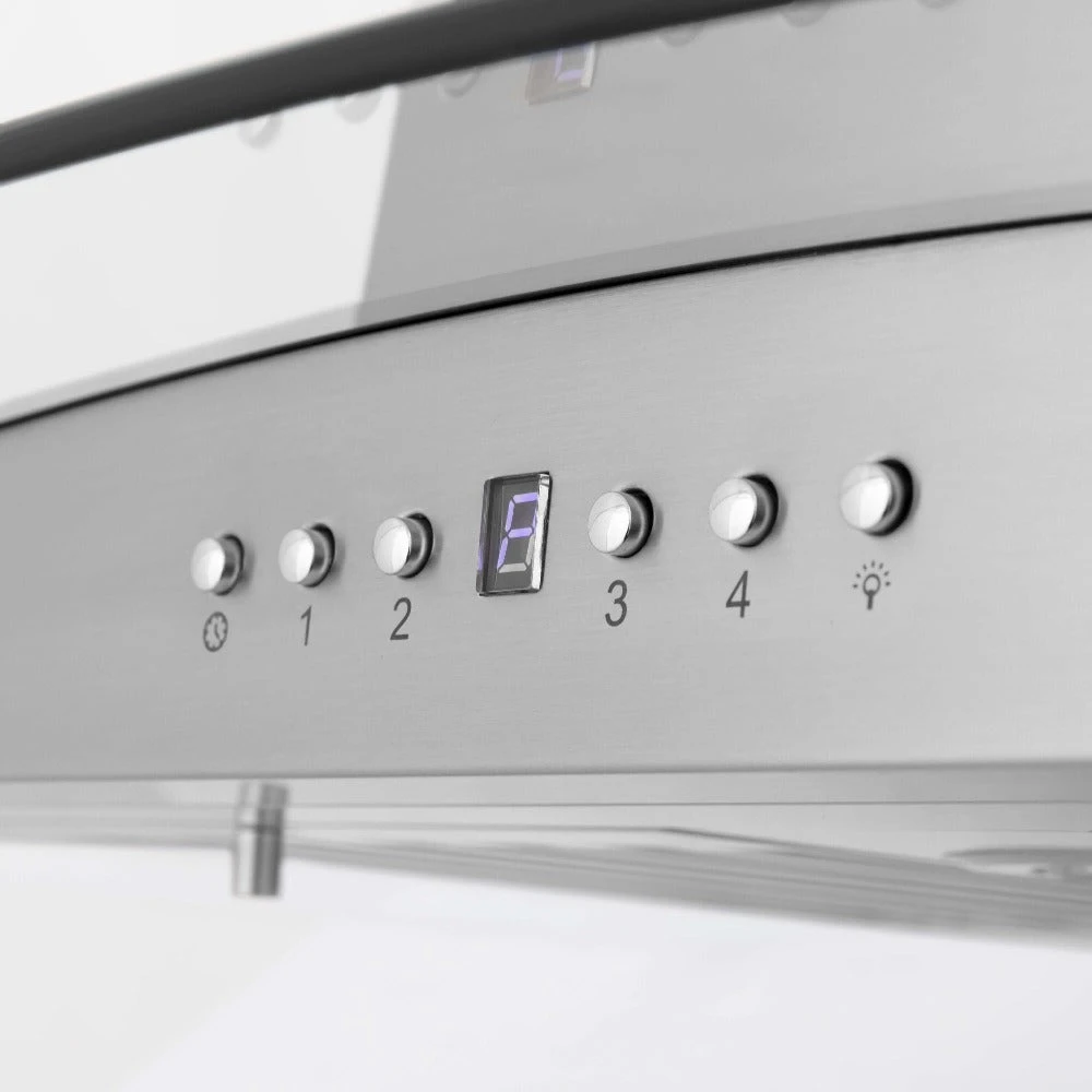ZLINE 36 In. Convertible Vent Island Mount Range Hood In Stainless Steel And Glass (GL5i-36)(Zline 36 Island Mount Range Hood Stainless Steel Glass Gl5i 36) 7 ZLINE 36 In. Convertible Vent Island Mount Range Hood In Stainless Steel And Glass (GL5i-36)(Zline 36 Island Mount Range Hood Stainless Steel Glass Gl5i 36) - Image 7
