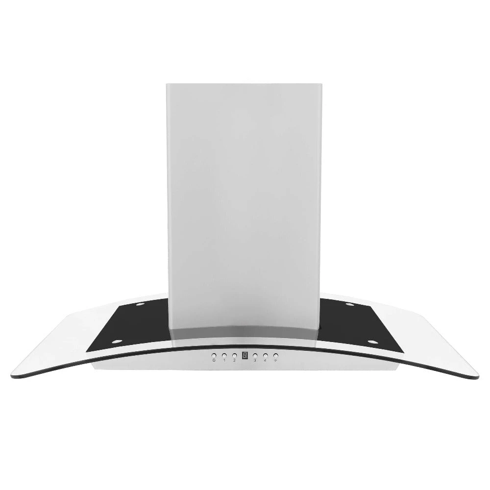 ZLINE 36 In. Convertible Vent Island Mount Range Hood In Stainless Steel And Glass (GL5i-36)(Zline 36 Island Mount Range Hood Stainless Steel Glass Gl5i 36) 3 ZLINE 36 In. Convertible Vent Island Mount Range Hood In Stainless Steel And Glass (GL5i-36)(Zline 36 Island Mount Range Hood Stainless Steel Glass Gl5i 36) - Image 3