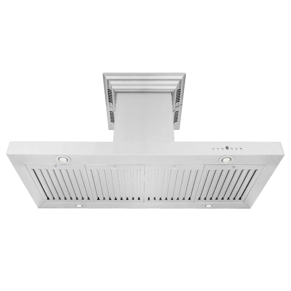 ZLINE 30 In. CrownSound™ Ducted Vent Island Mount Range Hood In Stainless Steel With Built-in Bluetooth Speakers (KE2iCRN-BT-30)(Zline 30 Island Mount Range Hood Stainless Steel Crownsound Ke2icrn Bt 30) 7 ZLINE 30 In. CrownSound™ Ducted Vent Island Mount Range Hood In Stainless Steel With Built-in Bluetooth Speakers (KE2iCRN-BT-30)(Zline 30 Island Mount Range Hood Stainless Steel Crownsound Ke2icrn Bt 30) - Image 7