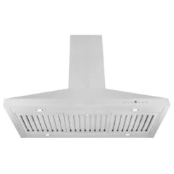 ZLINE 48 In. Convertible Island Mount Range Hood In Stainless Steel (KL3i-48)(Zline 48 Island Mount Range Hood Stainless Steel Kl3i 48) 13 ZLINE 48 In. Convertible Island Mount Range Hood In Stainless Steel (KL3i-48)(Zline 48 Island Mount Range Hood Stainless Steel Kl3i 48) -Induction Cooktop Store zline stainless steel island range hood KL3i 48 front under