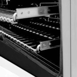 ZLINE 30 In. 4.0 Cu. Ft. Legacy Dual Fuel Range With 4 Burner Gas Cooktop And Electric Convection Oven In Stainless Steel And White Matte Door (RA-WM-30)(Zline 30 Legacy Dual Fuel Range Stainless Steel White Matte Ra Wm 30) 23 ZLINE 30 In. 4.0 Cu. Ft. Legacy Dual Fuel Range With 4 Burner Gas Cooktop And Electric Convection Oven In Stainless Steel And White Matte Door (RA-WM-30)(Zline 30 Legacy Dual Fuel Range Stainless Steel White Matte Ra Wm 30) -Induction Cooktop Store zline stainless steel range RA 30 inside oven detail c210750b 938a 40a1 8fc0 e0d646e4515b