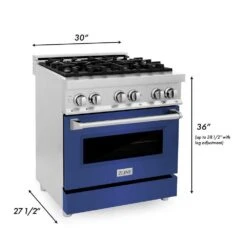 ZLINE 30 In. 4.0 Cu. Ft. Legacy Dual Fuel Range With 4 Burner Gas Cooktop And Electric Convection Oven In Stainless Steel And Blue Matte Door (RA-BM-30)(Zline 30 Legacy Dual Fuel Range Stainless Steel Blue Matte Ra Bm 30) 30 ZLINE 30 In. 4.0 Cu. Ft. Legacy Dual Fuel Range With 4 Burner Gas Cooktop And Electric Convection Oven In Stainless Steel And Blue Matte Door (RA-BM-30)(Zline 30 Legacy Dual Fuel Range Stainless Steel Blue Matte Ra Bm 30) -Induction Cooktop Store zline stainless steel range RA BM 30 dimensional 69e27cdf 7cb1 4ffc b71e e5288cc42f49